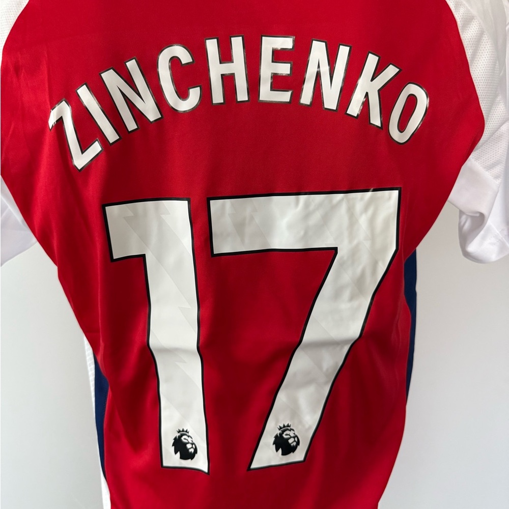 Oleksandr Zinchenko Arsenal New Men's Premier League Adidas Red Soccer Jersey - Picture 7 of 9